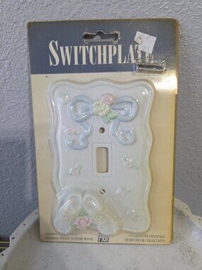 Figi Home Decor Baby Shoes Nursery Switchplate Wallplate Cover - Vintage & New